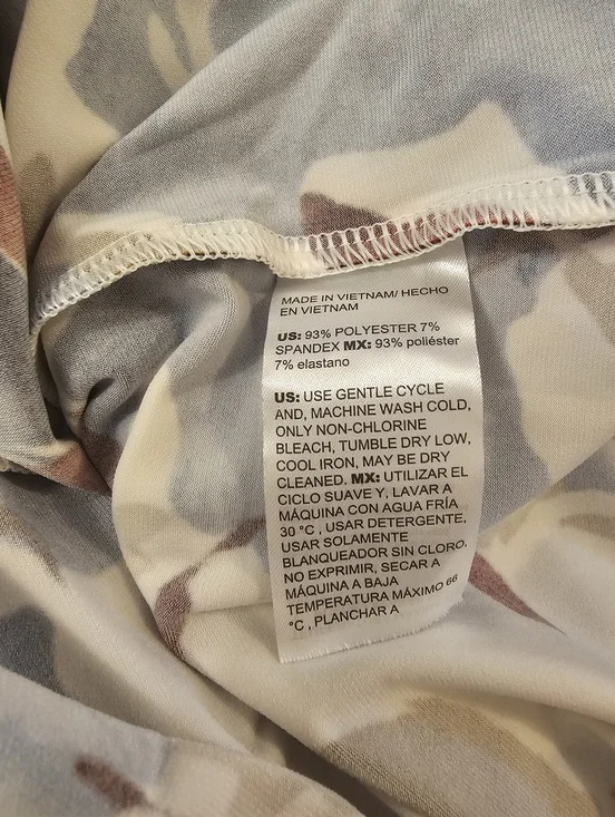 Multi-Coloured Chico's Women's Sleeveless Shirred Neck Maxi Dress - Picture 10 of 12